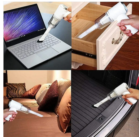 Portable Car Vacuum Cleaner with Blower | USB Rechargeable Wireless Handheld Car Vacuum Cleaner Traveling,Portable,Rechargeable