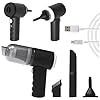 Portable Car Vacuum Cleaner with Blower | USB Rechargeable Wireless Handheld Car Vacuum Cleaner Traveling,Portable,Rechargeable